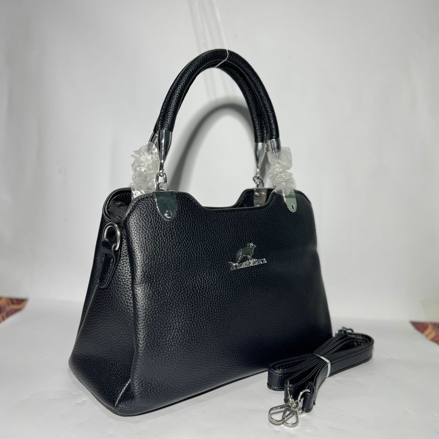 New Fashion Kangaroo Women's Cowhide Handbags Women's Simple Graceful Advanced Texture One-Shoulder Crossbody