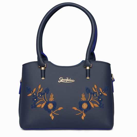 Embroidered Handbag Set