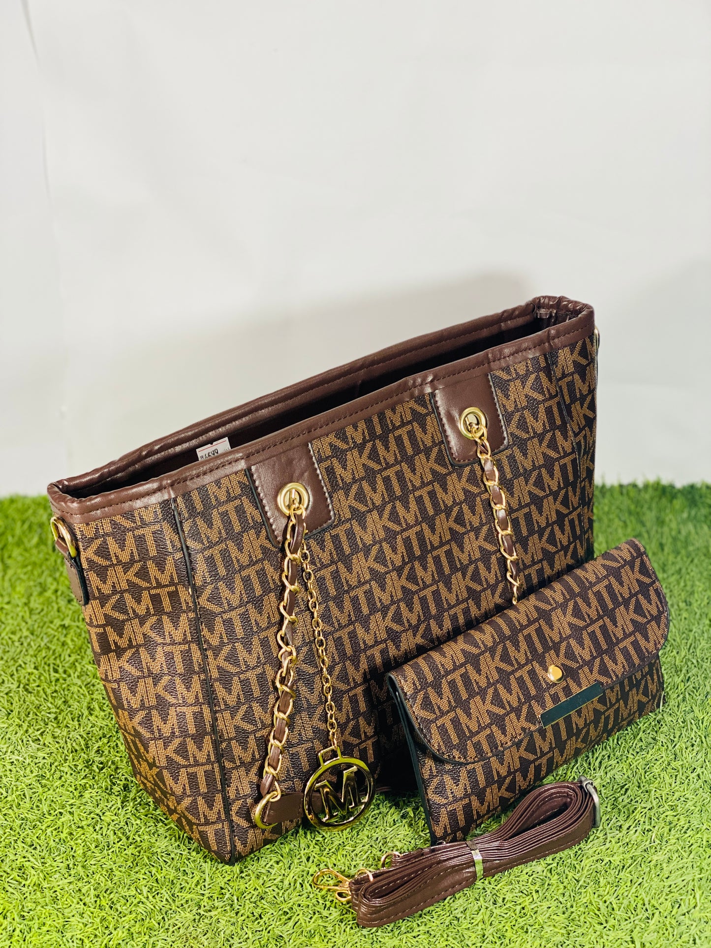 High-Grade Big Pattern Bag Brown  2025